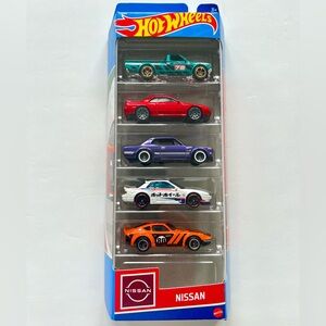 Hot Wheels Nissan 5 Pack 2023 Skyline GT-R R32 Datsun 620 Fairlady Z Silvia S13